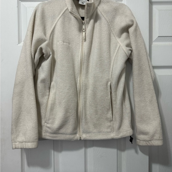 Columbia Jackets & Blazers - Columbia Off-White Fleece Jacket